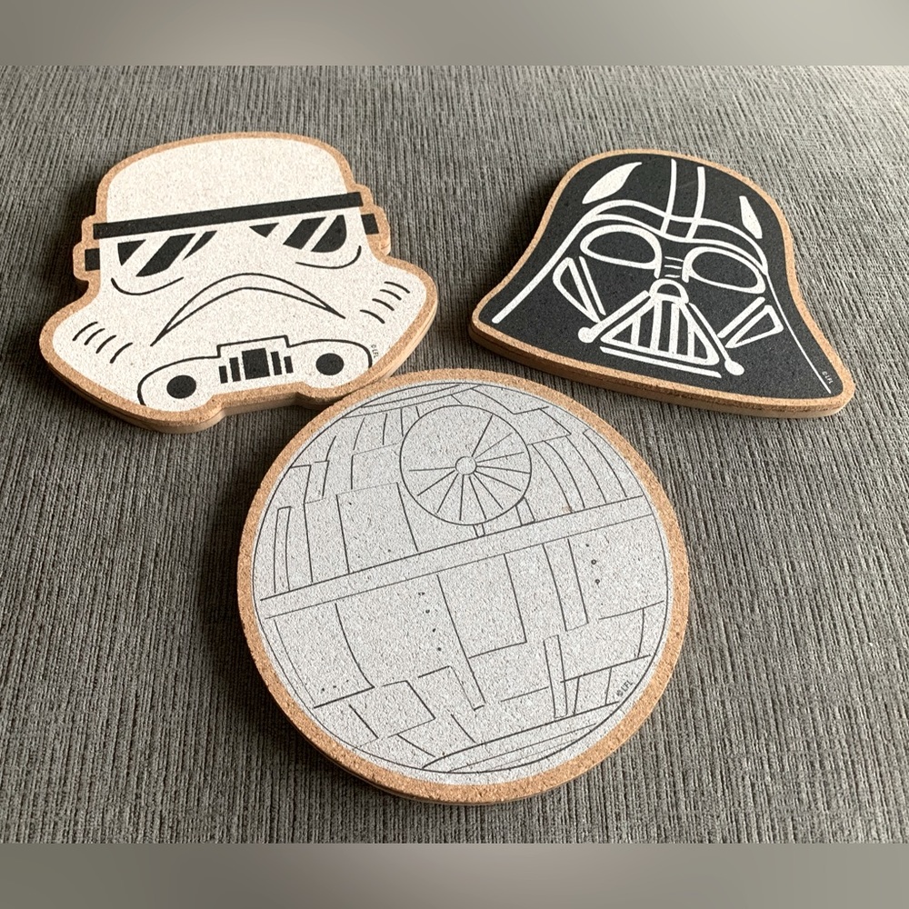 Star Wars Cork Trivets - set of 3